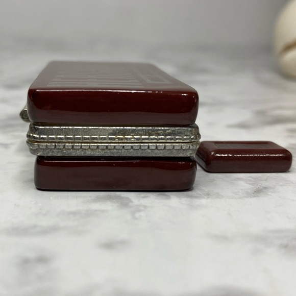 Rare Hershey’s Chocolate Bar Porcelain Hinged Trinket Box Midwest of Cannon Fall - Picture 9 of 16